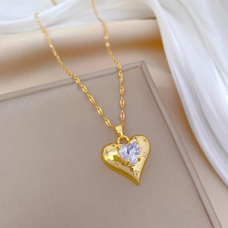 Golden Embrace Heart Necklace 2