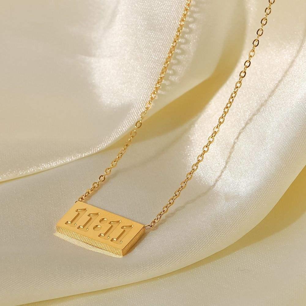 Golden Wish 11:11 Necklace