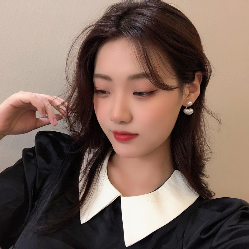Pearl-and-Heart-Drop-Earrings 2