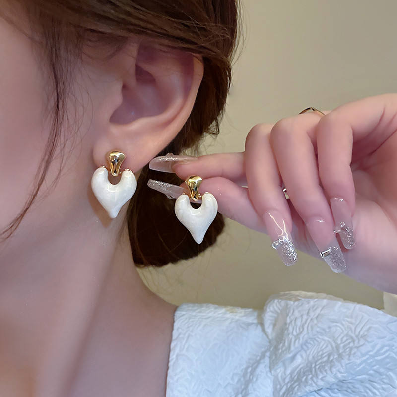 White-Heart-Drop-Earrings 2