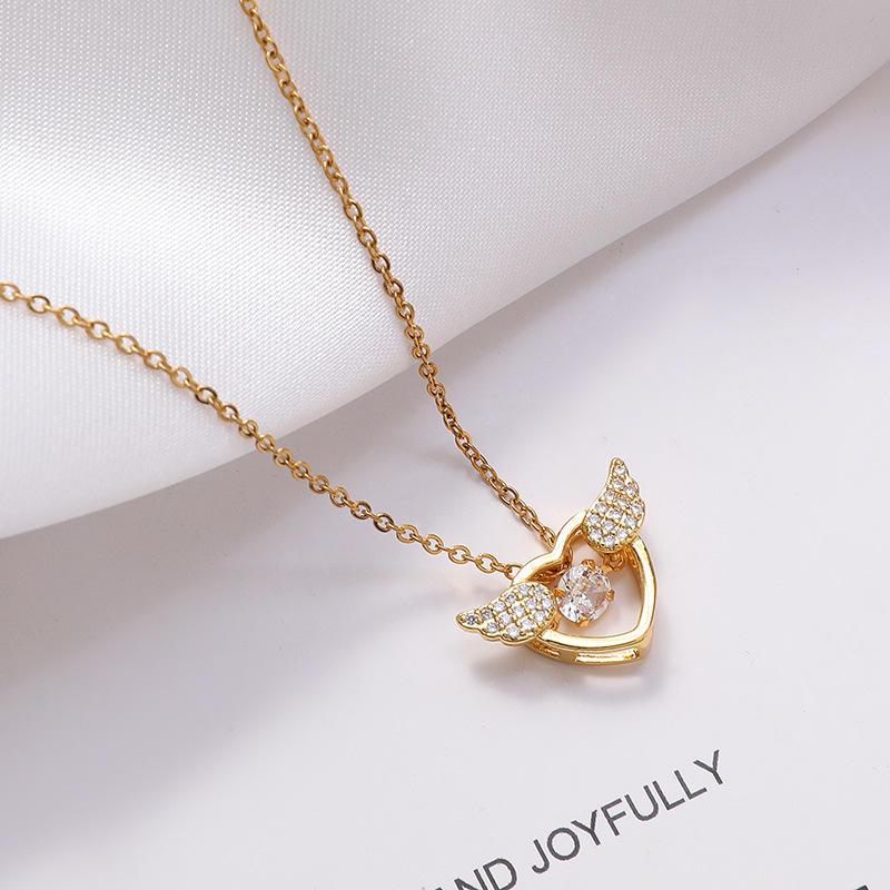 Wings of Love Crystal Necklace 2