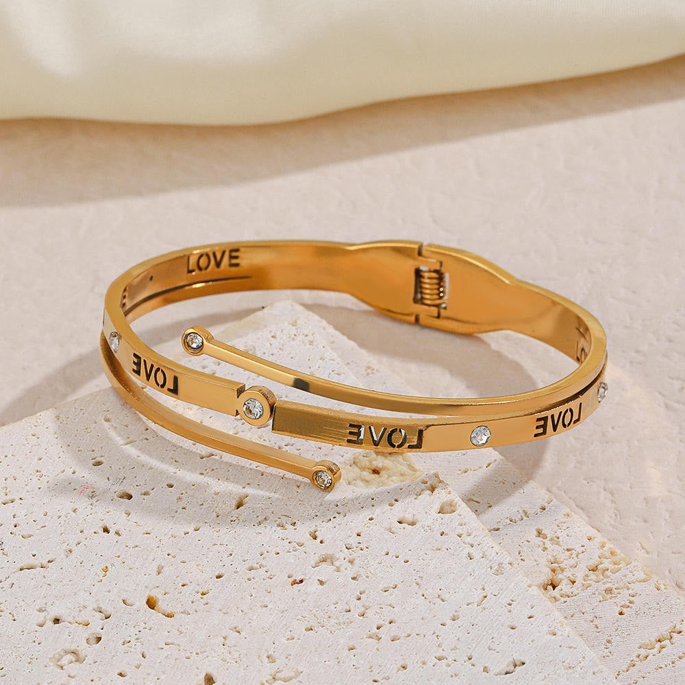 Crystal Love Anti-Tarnish Bracelet