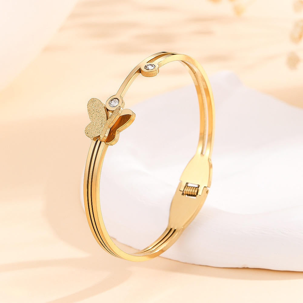 Radiant Butterfly Anti-Tarnish Bracelet