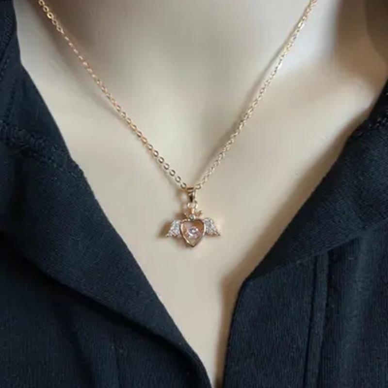 Angel Embrace Heart Necklace 1 