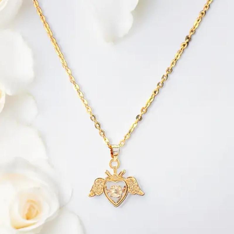 Angel Embrace Heart Necklace 2 