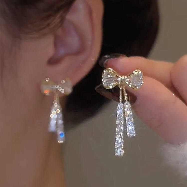 Bling-Bowknot-Dangle-Earrings 1