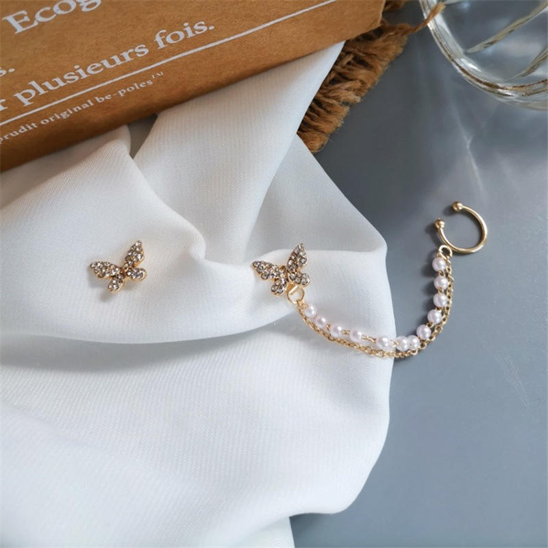 Butterfly-Chain-Earcuff-Earrings 3