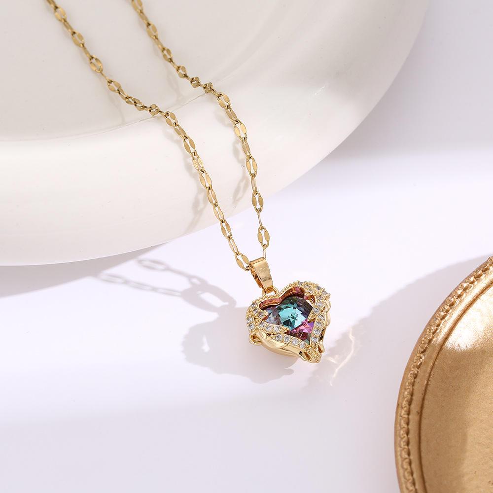 Celestial Ocean Heart Necklace 1 