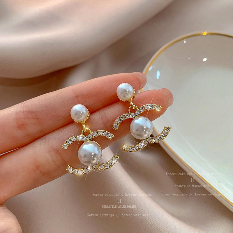 Chanel-Logo-Dangle-Earrings 1