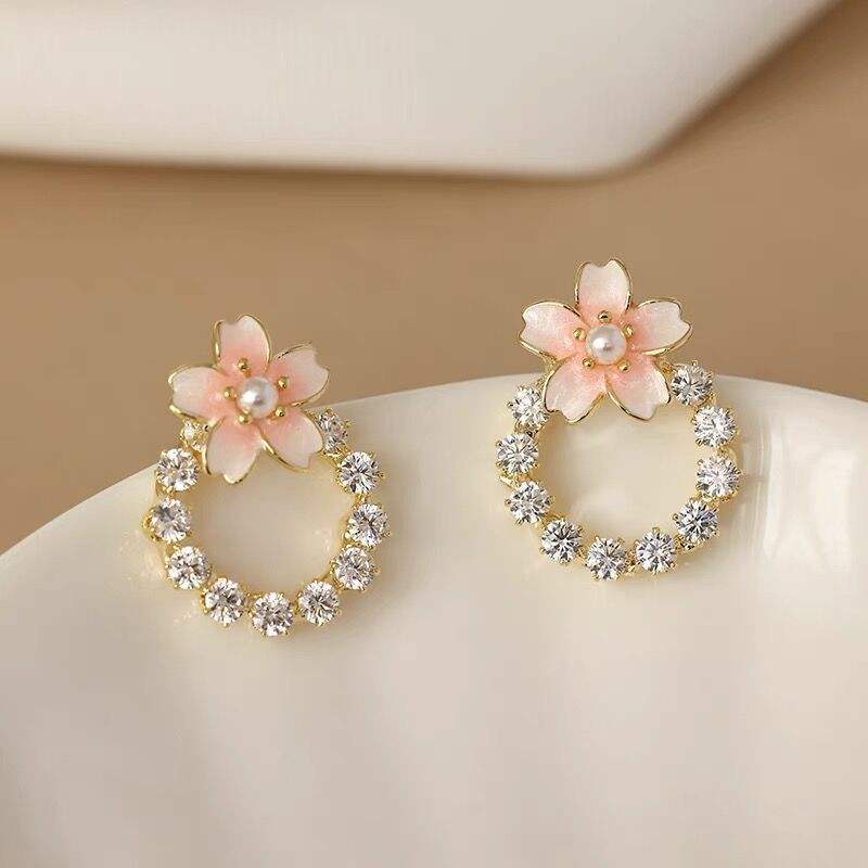 Cherry-Blossom-Wreath-Earrings 1