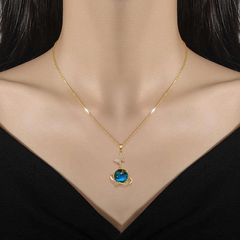 Cosmic Bloom Butterfly Necklace 1 