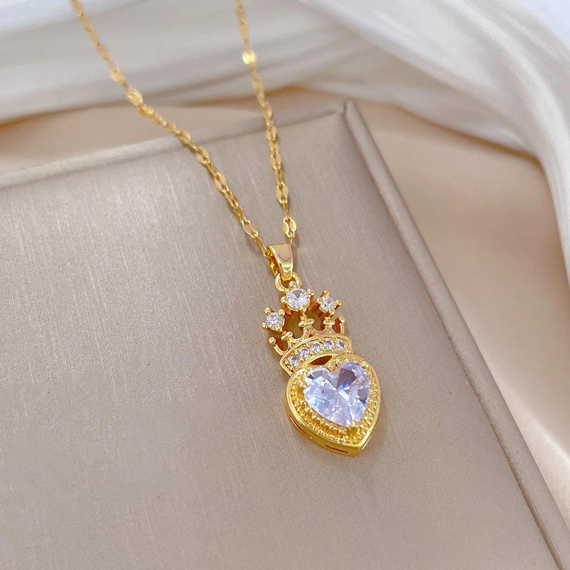Crowned Love Crystal Necklace 2 