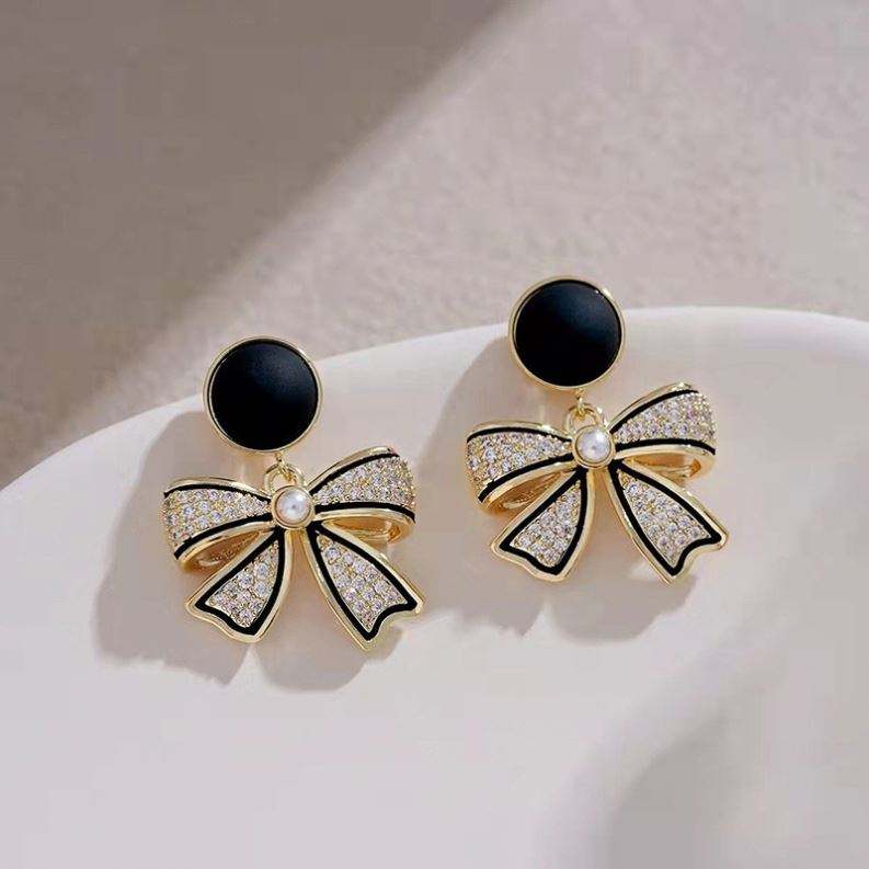 Crystal-Bow-Drop-Earrings 1