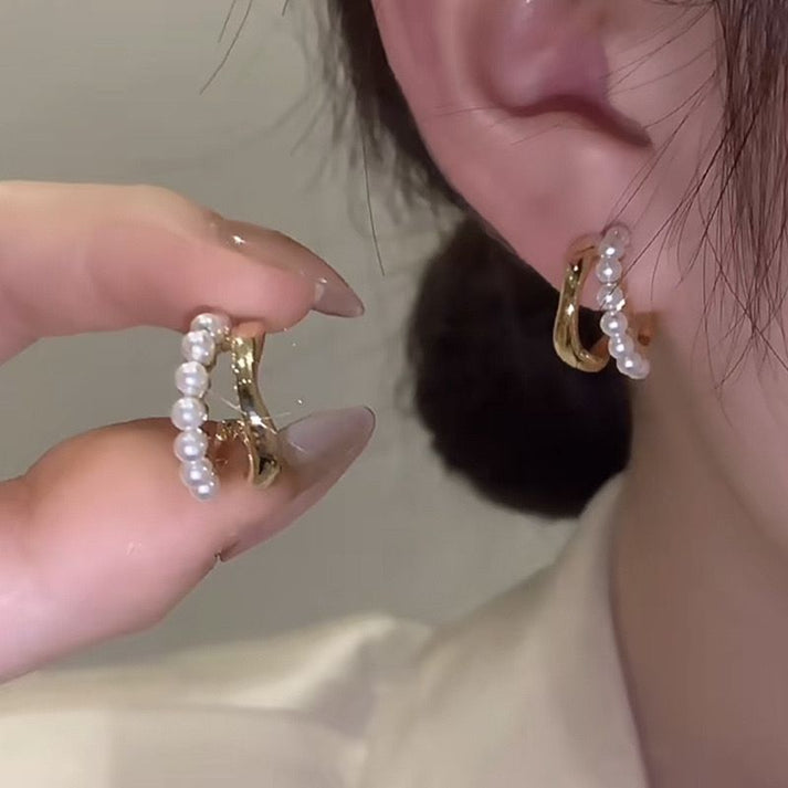 Double-Layer-Pearl-Earrings 2