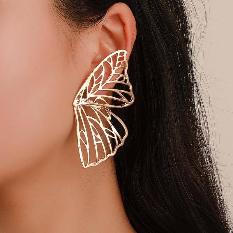 Golden-Butterfly-Wing-Earrings 1