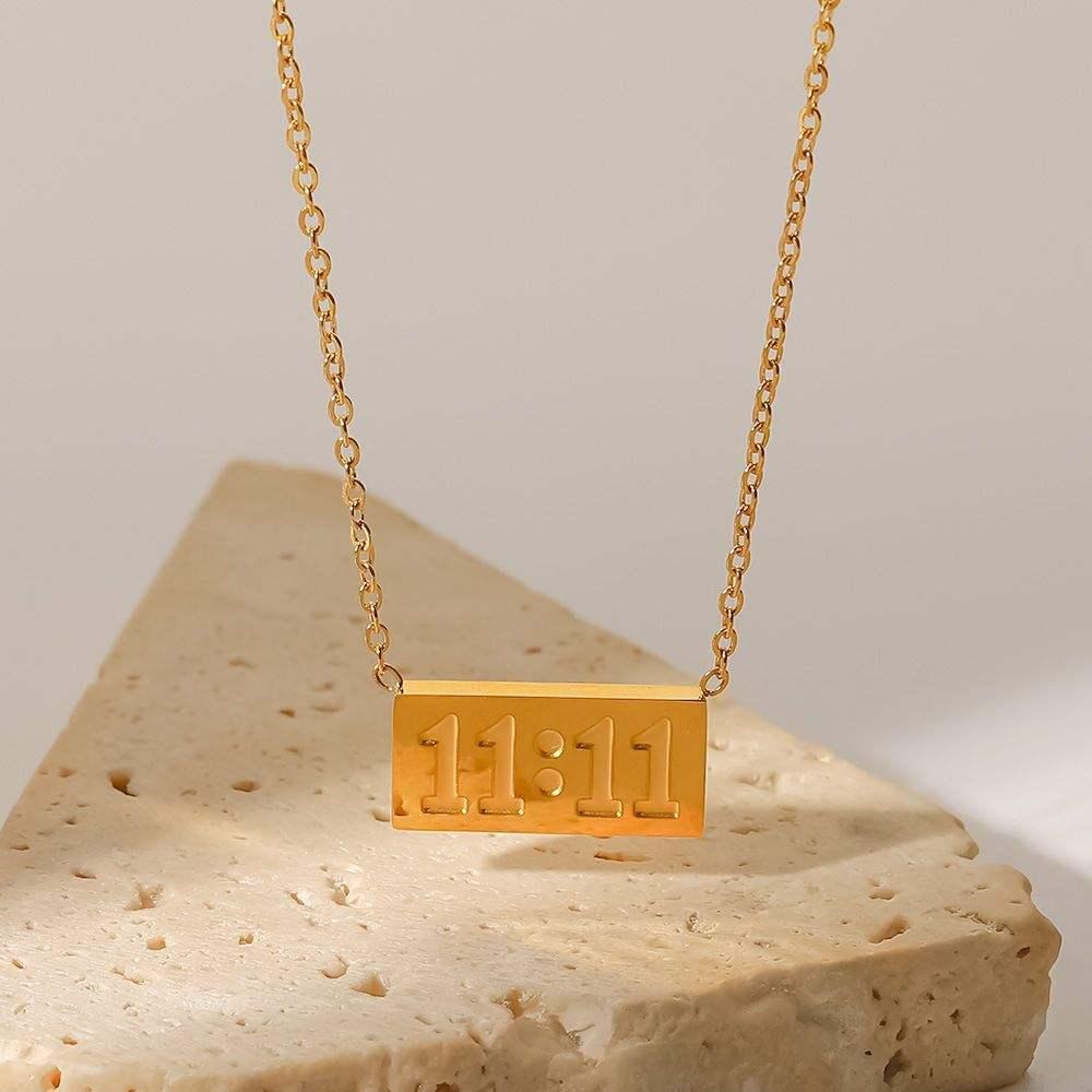 Golden Wish 11:11 Necklace