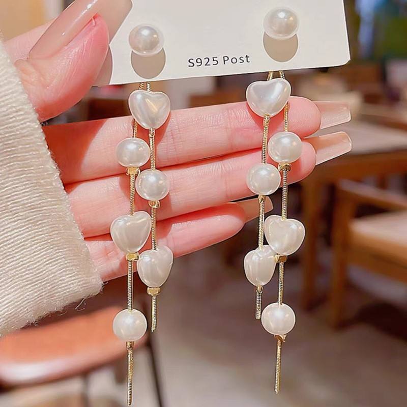 Hearts-of-Pearl-Tassel-Earrings 1