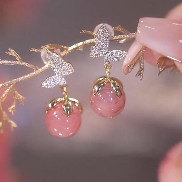 Pink-Opal-Drop-Earrings 1
