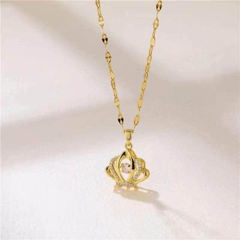 Regal Spark Crown Necklace 2 