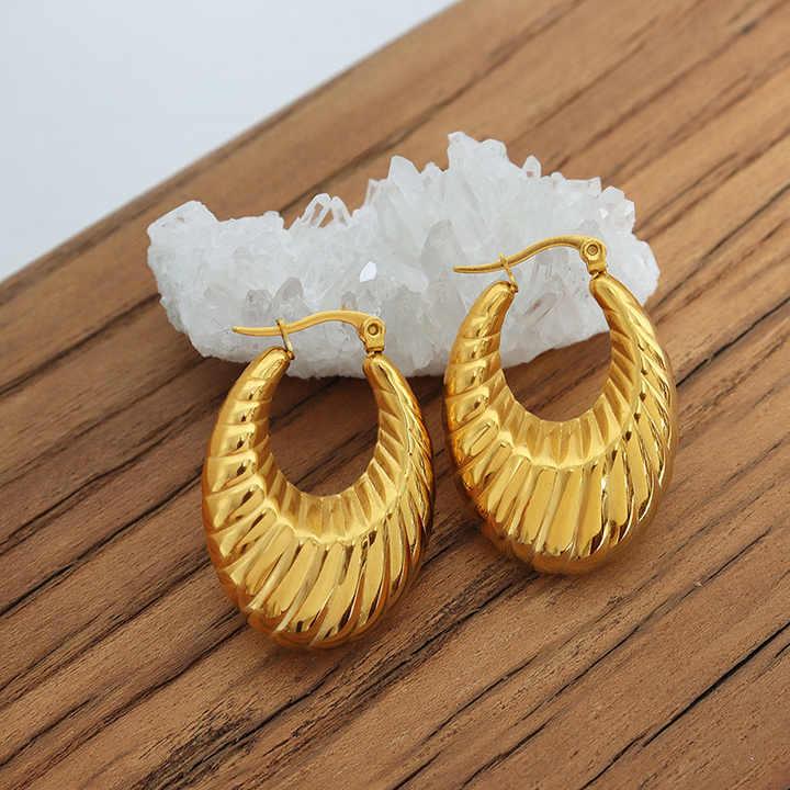 Timeless Twist Gold Hoop Earrings