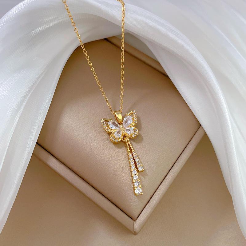 Twilight Flutter Tassel Necklace 2 