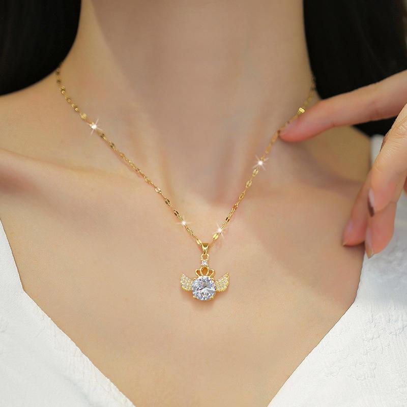 Twilight Wings Crystal Necklace 2 
