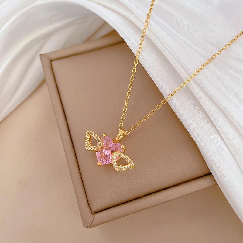 Twin Wings of Love Necklace 1 
