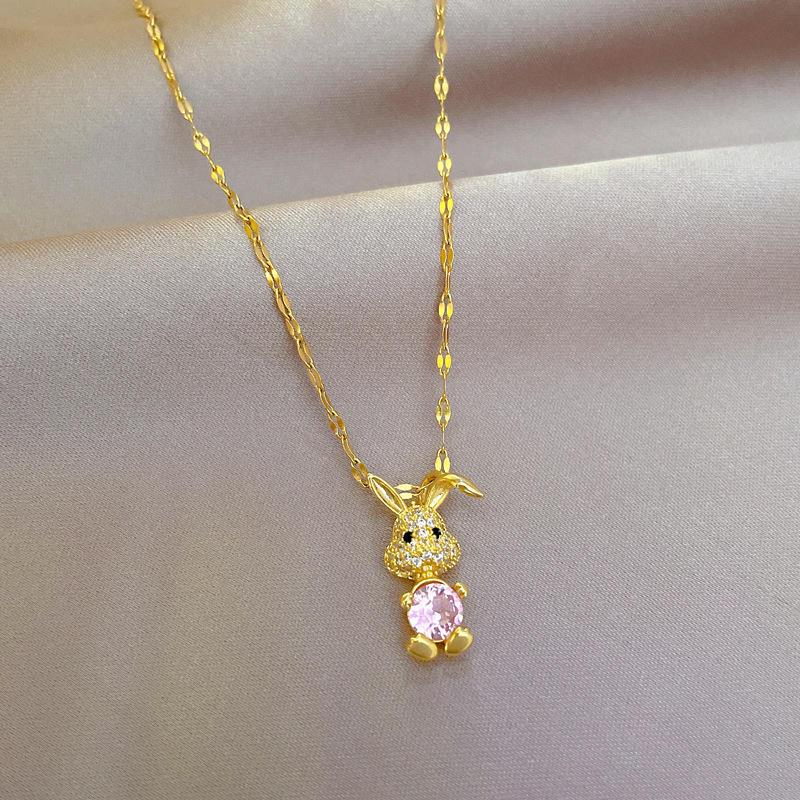 Twinkle Bunny Charm Necklace 1 
