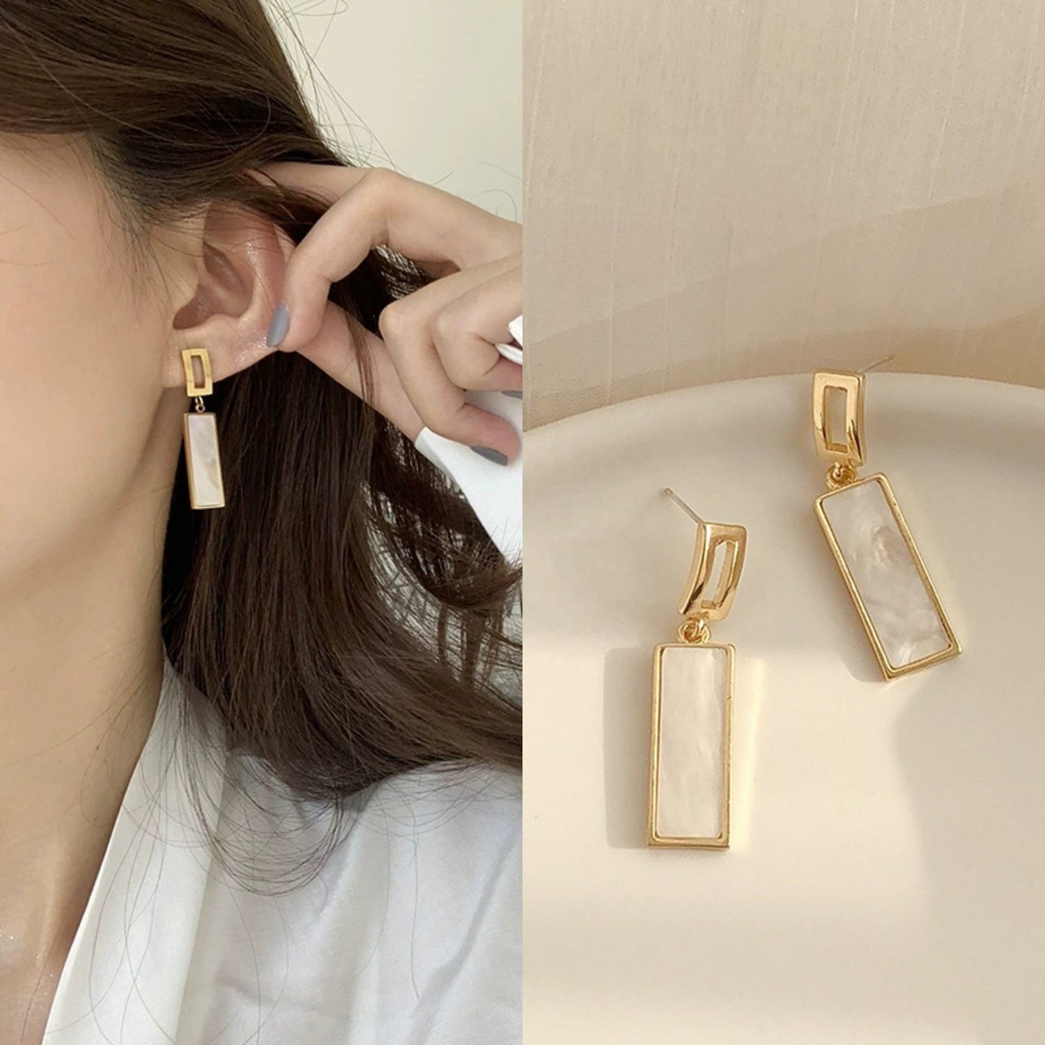 White-Acrylic-Drop-Earrings 2