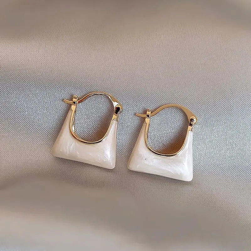 White-Enamel-Handbag-Earrings 1