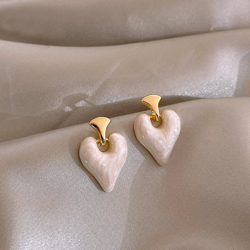 White-Heart-Drop-Earrings 1