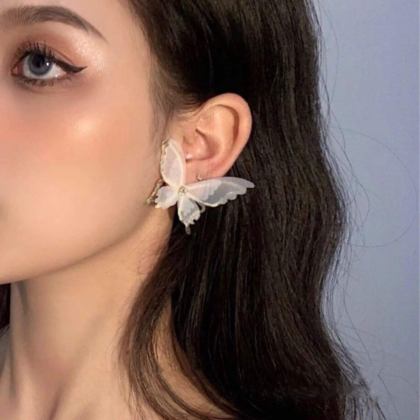 White-Mesh-Butterfly-Earrings 2