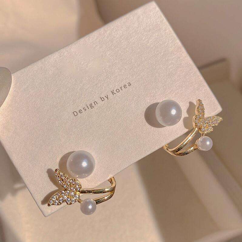 Zicron-Butterfly-Pearl-earrings 1