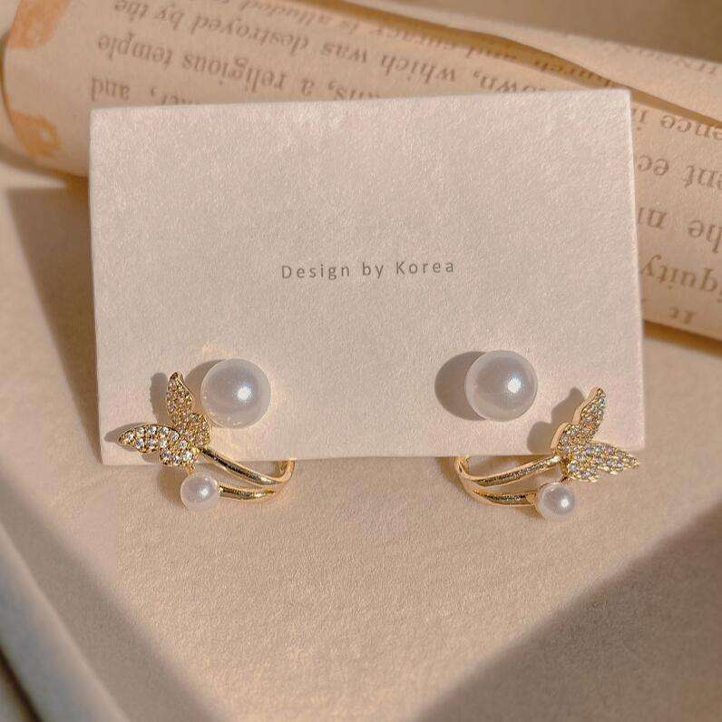 Zicron-Butterfly-Pearl-earrings 3